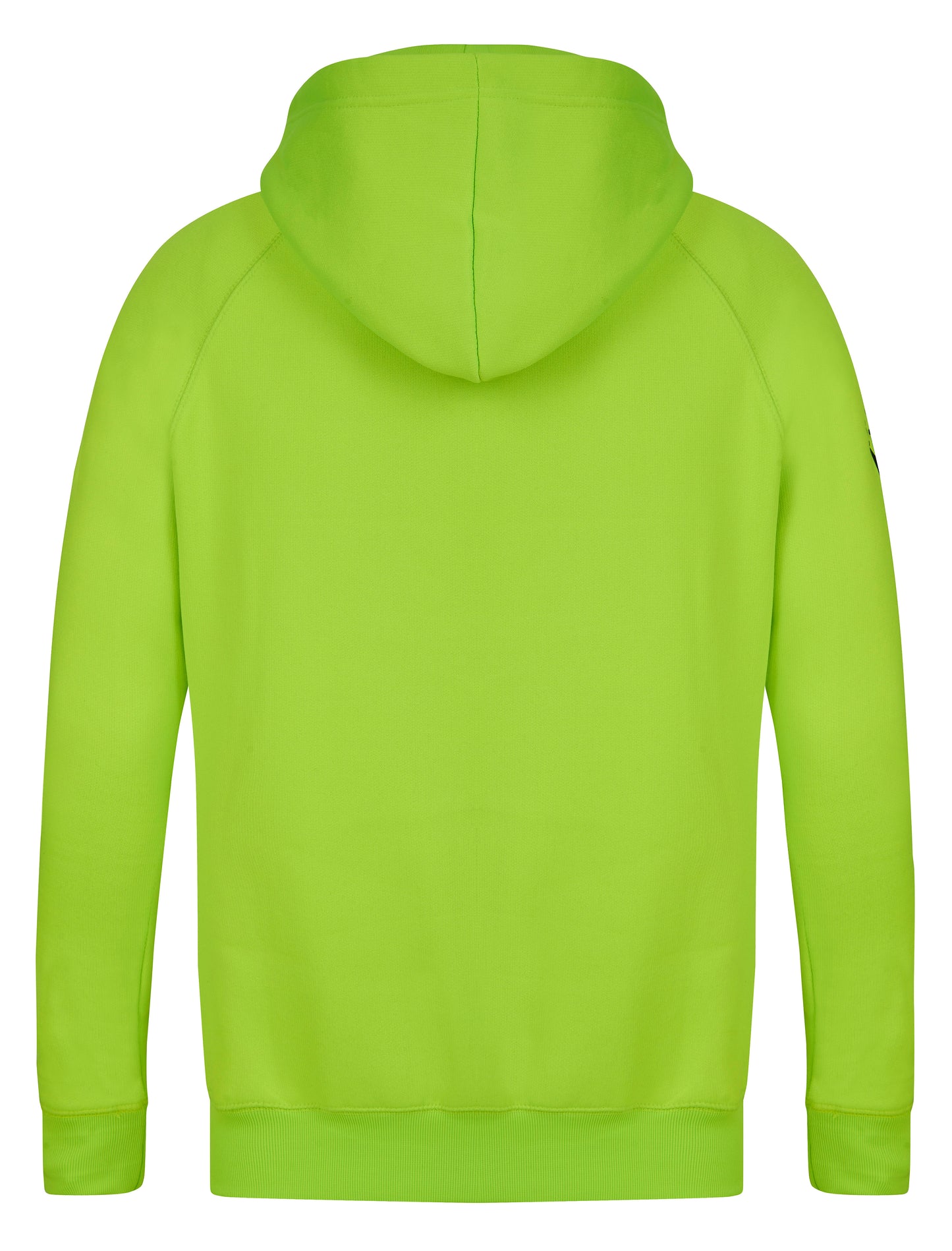 Neon Glow: Yung'n'Rich Lime Green Crest Hoodie – Street Luxe Series