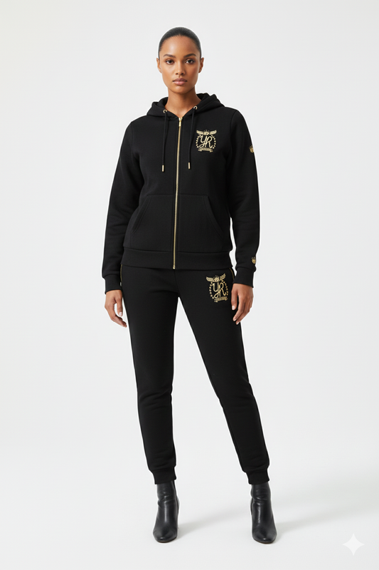 YUNG'N'RICH Linear // Gold Edition Luxury Tracksuit
