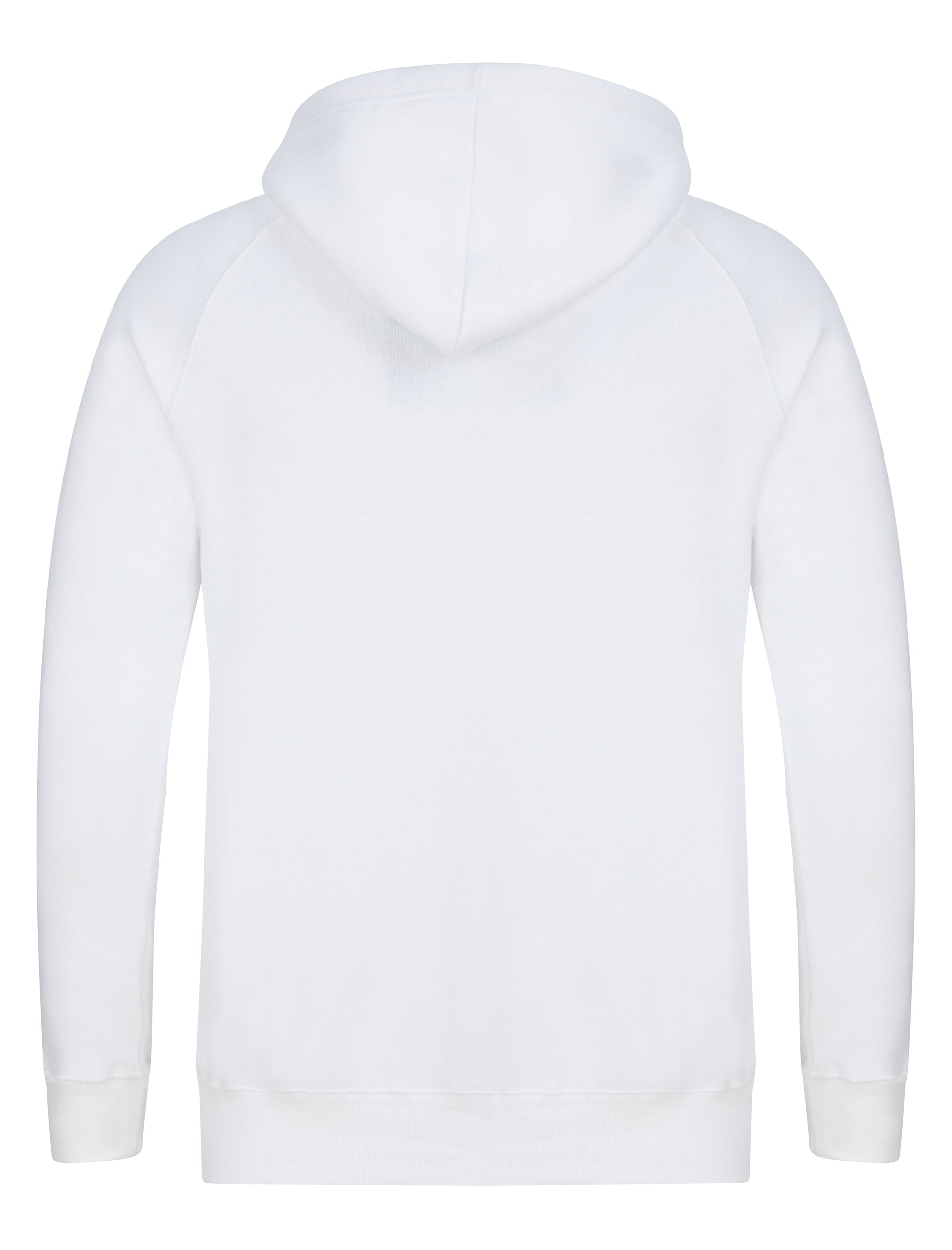 YUNG'N'RICH White Hoodie back view